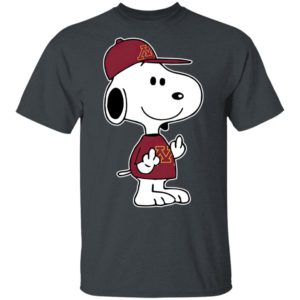 Snoopy Minnesota Golden Gophers NCAA Double Middle Fingers Fck You Shirt