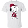 Snoopy Michigan Wolverines NCAA Double Middle Fingers Fck You Shirt