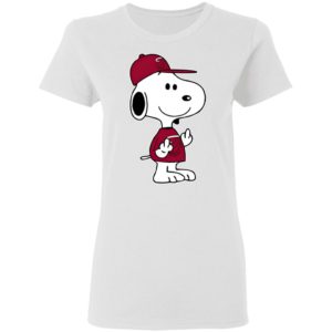 Snoopy Miami Heat NBA Double Middle Fingers Fck You Shirt
