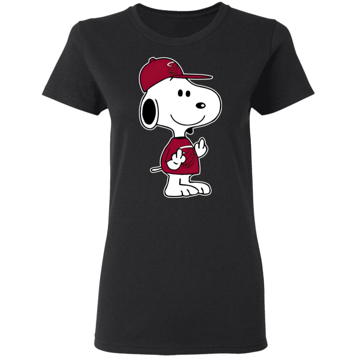 Snoopy Miami Heat NBA Double Middle Fingers Fck You Shirt Snoopy Miami Heat NBA Double Middle Fingers Fck You Shirt
