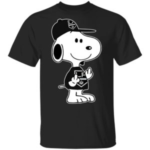Snoopy Los Angeles Kings NHL Double Middle Fingers Fck You Shirt