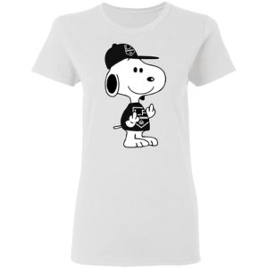 Snoopy Los Angeles Kings NHL Double Middle Fingers Fck You Shirt