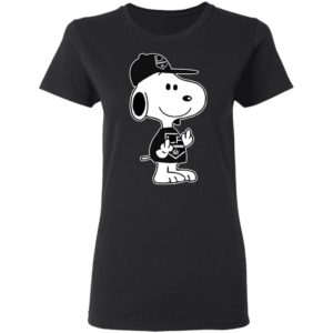 Snoopy Los Angeles Kings NHL Double Middle Fingers Fck You Shirt
