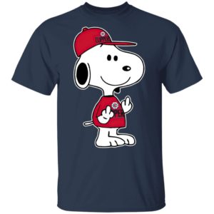 Snoopy Los Angeles Clippers NBA Double Middle Fingers Fck You Shirt