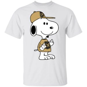 Snoopy Los Angeles FC MLS Double Middle Fingers Fck You Shirt