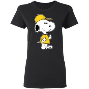 Snoopy Michigan Wolverines NCAA Double Middle Fingers Fck You Shirt