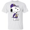 Snoopy Minnesota Timberwolves NBA Double Middle Fingers Fck You Shirt