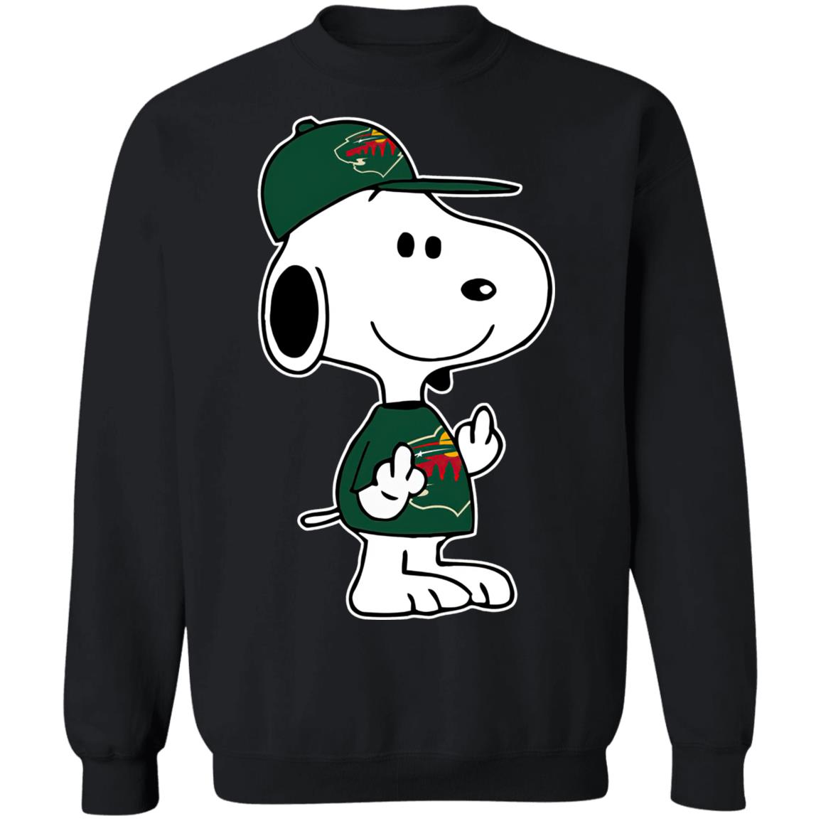 Snoopy Minnesota Wild NHL Double Middle Fingers Fck You Shirt Snoopy Minnesota Wild NHL Double Middle Fingers Fck You Shirt