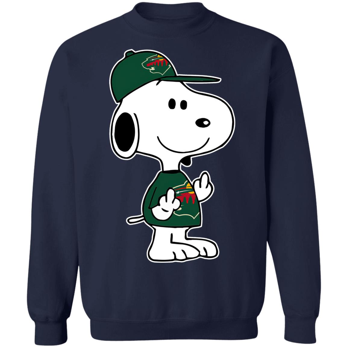 Snoopy Minnesota Wild NHL Double Middle Fingers Fck You Shirt Snoopy Minnesota Wild NHL Double Middle Fingers Fck You Shirt