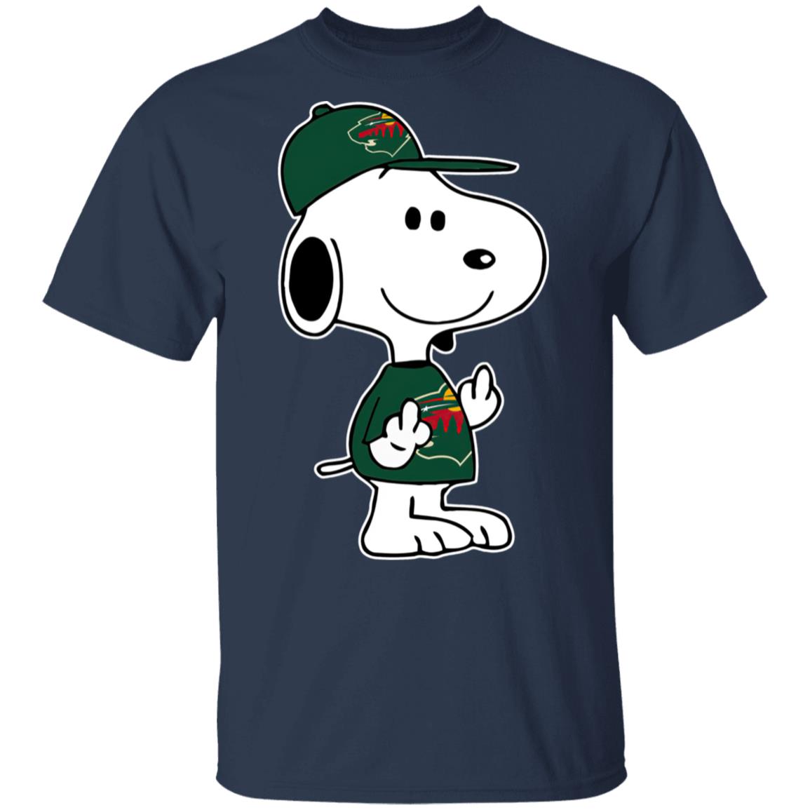 Snoopy Minnesota Wild NHL Double Middle Fingers Fck You Shirt Snoopy Minnesota Wild NHL Double Middle Fingers Fck You Shirt