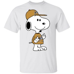 Snoopy Navy Midshipmen NCAA Double Middle Fingers Fck You Shirt