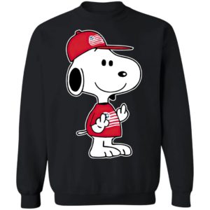 Snoopy New England Revolution MLS Double Middle Fingers Fck You Shirt