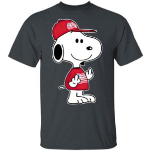 Snoopy New England Revolution MLS Double Middle Fingers Fck You Shirt