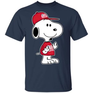 Snoopy New England Revolution MLS Double Middle Fingers Fck You Shirt