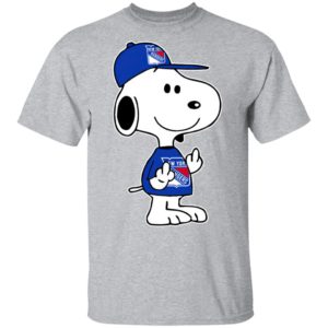 Snoopy New York Rangers NHL Double Middle Fingers Fck You Shirt