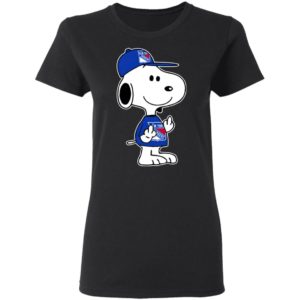 Snoopy New York Rangers NHL Double Middle Fingers Fck You Shirt