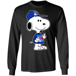 Snoopy New York Rangers NHL Double Middle Fingers Fck You Shirt