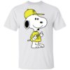 Snoopy Navy Midshipmen NCAA Double Middle Fingers Fck You Shirt