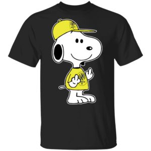 Snoopy Nashville SC MLS Double Middle Fingers Fck You Shirt