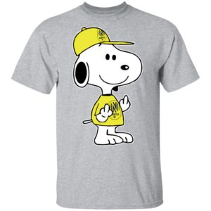 Snoopy Nashville SC MLS Double Middle Fingers Fck You Shirt