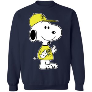 Snoopy Nashville SC MLS Double Middle Fingers Fck You Shirt