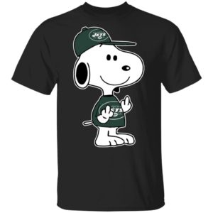 Snoopy New York Jets NFL Double Middle Fingers Fck You Shirt