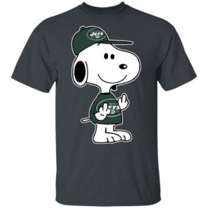 Snoopy New York Jets NFL Double Middle Fingers Fck You Shirt
