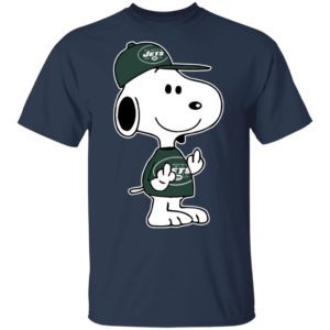 Snoopy New York Jets NFL Double Middle Fingers Fck You Shirt