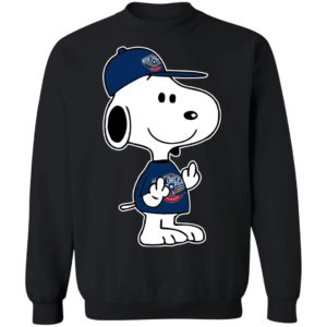 Snoopy New Orleans Pelicans NBA Double Middle Fingers Fck You Shirt
