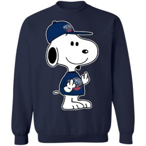 Snoopy New Orleans Pelicans NBA Double Middle Fingers Fck You Shirt