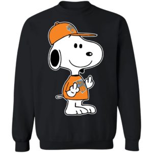 Snoopy New York Knicks NBA Double Middle Fingers Fck You Shirt