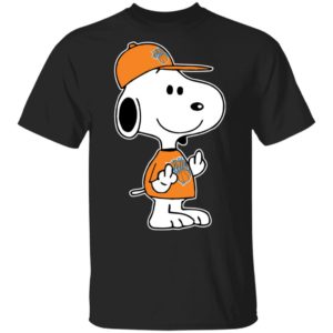Snoopy New York Knicks NBA Double Middle Fingers Fck You Shirt