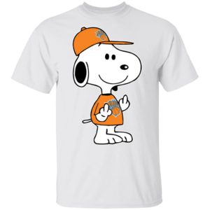 Snoopy New York Knicks NBA Double Middle Fingers Fck You Shirt