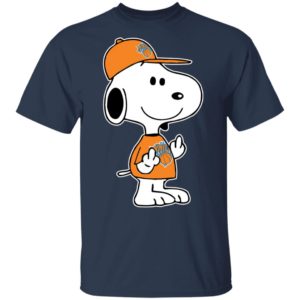 Snoopy New York Knicks NBA Double Middle Fingers Fck You Shirt