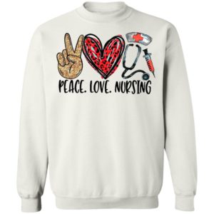 Diamond Peace Love And Nursing 2021 Shirt