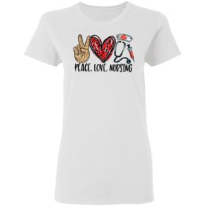 Diamond Peace Love And Nursing 2021 Shirt