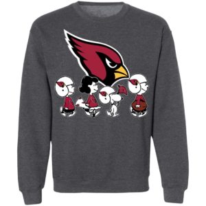 The Peanuts Snoopy And Friends Cheer For The Arizona Cardinals NFL Shirt