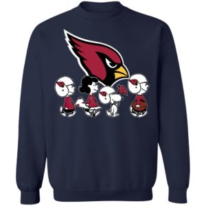 The Peanuts Snoopy And Friends Cheer For The Arizona Cardinals NFL Shirt