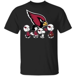 The Peanuts Snoopy And Friends Cheer For The Arizona Cardinals NFL Shirt