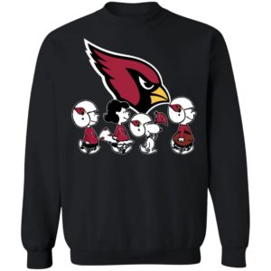 The Peanuts Snoopy And Friends Cheer For The Arizona Cardinals NFL Shirt