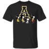 The Peanuts Snoopy And Friends Cheer For The Alabama Crimson Tide NCAA Shirt