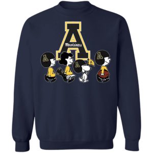 The Peanuts Snoopy And Friends Cheer For The Appalachian State Mountaineers NCAA Shirt
