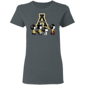 The Peanuts Snoopy And Friends Cheer For The Appalachian State Mountaineers NCAA Shirt