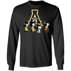 The Peanuts Snoopy And Friends Cheer For The Appalachian State Mountaineers NCAA Shirt