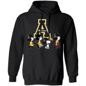 The Peanuts Snoopy And Friends Cheer For The Appalachian State Mountaineers NCAA Shirt