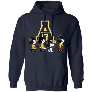 The Peanuts Snoopy And Friends Cheer For The Appalachian State Mountaineers NCAA Shirt