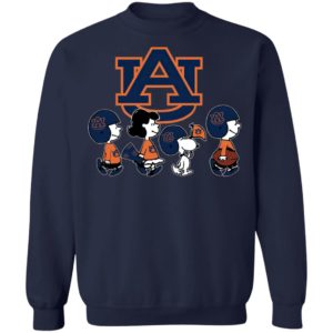 The Peanuts Snoopy And Friends Cheer For The Auburn Tigers NCAA Shirt