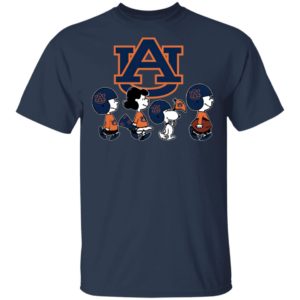 The Peanuts Snoopy And Friends Cheer For The Auburn Tigers NCAA Shirt