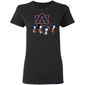 The Peanuts Snoopy And Friends Cheer For The Auburn Tigers NCAA Shirt