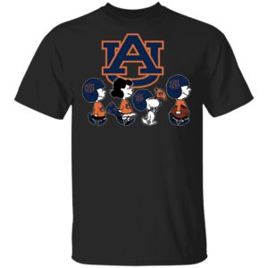 The Peanuts Snoopy And Friends Cheer For The Auburn Tigers NCAA Shirt